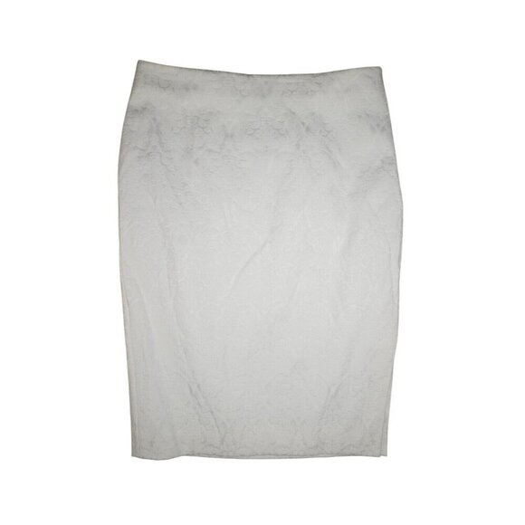 Worthington Petite White Jacquard Pencil Skirt – Size 12P Touch of elegance EUC - Picture 2 of 13